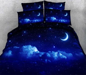 Little Starry Sky 3D Printing Duvet Quilt Doona Covers Pillow Case Bedding Sets