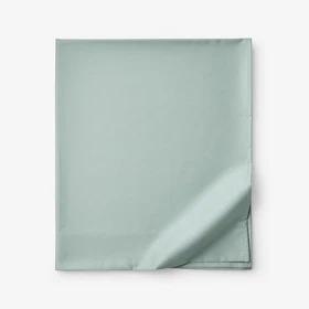 The Company Store Supima Cotton Wrinkle-Free Sateen Flat Bed Sheet-No ImportFees