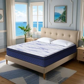 10" 12" Hybrid Innerspring Mattress in a Box with Memory Foam for Comfort Sleep