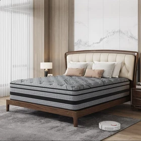 EVLWZL 12" Twin King Hybrid Mattress Medium Firm Memory Foam Mattresses In A Box