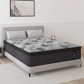14" Twin Full Queen King Size Hybrid Mattress Innerspring and Gel Memory Foam