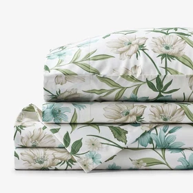 The Company Store Gardenia Mist Premium Smooth Wrinkle-Free Sateen Bed Sheet Set