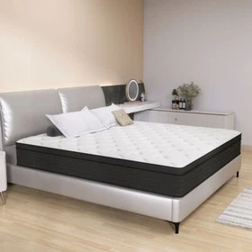 Twin Full Queen King Mattress Gel Memory Foam 10" 12" 14" InnerSpring Hybrid Bed