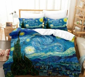 Vincent Van Gogh Collection Single/Double/Queen/King Bed Quilt Cover Set