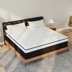 12"14" Hybrid Mattress in A Box InnerSpring Gel Memory Foam Twin Full Queen King