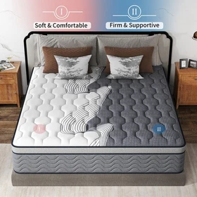 12 Inch Dual Comfort Mattress Memory Foam Pocket Spring Full Queen King in a Box
