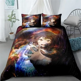 Starry Sky And A Girl 3D Print Duvet Quilt Doona Covers Pillow Case Bedding Sets