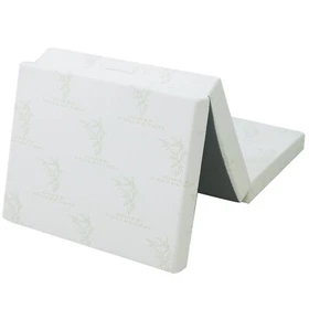 Cheer Collection Tri-fold Small 75" x 25" x 4" Folding Mattress OR Mattress Case