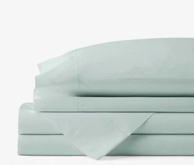 The Company Store Classic smooth crisp and cool Cotton Percale Bed Sheet Set