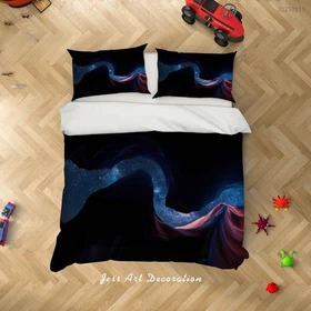 3D Sandstone Starry Sky Night Scene Quilt Cover Set Bedding Sets Pillowcases
