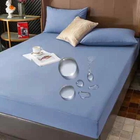 Mattress Cover Protector Adjustable Non-slip Fitted Bed Sheet with Elastic Band