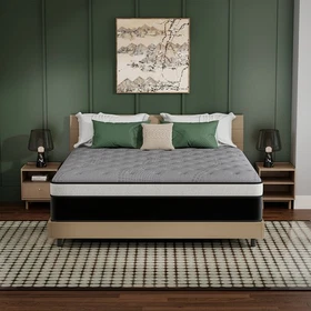 12" 14" Hybrid Mattress Gel Memory Foam Pocket Coils Twin Full Queen King in Box