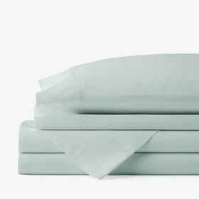 The Company Store Classic Cool Cotton Percale Bed Sheet Set - No Import Fees