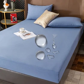 Mattress Cover Protector Adjustable Non-slip Fitted Bed Sheet with Elastic Band