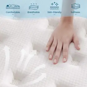 ES-WM-12Q 12Q Colch Espuma Viscoel Stica Gel Para Cama Queen #2