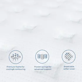 14-QU QUEEN Mattress Firm Memory Foam Mattresses Box #3