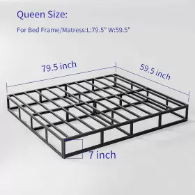 SBS0X-7 AARDHEN Box Spring Queen Bed High Frame #3