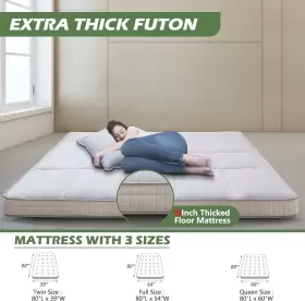 ABORON-DGRX1 ABORON Twin Floor Mattress Topper #2