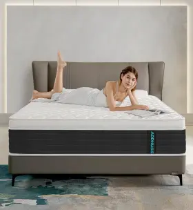 739713124368 ADDNUSS Queen Mattresses Memory Foam Hybrid Box #2