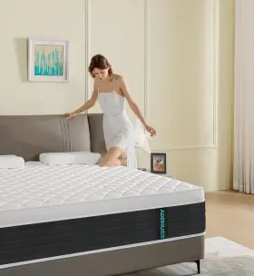 739713124368 ADDNUSS Queen Mattresses Memory Foam Hybrid Box #3