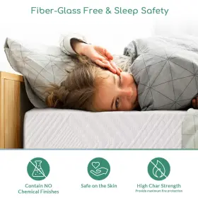 059648488218 AIRDOWN Twin Mattress Memory Foam Kids Firm Gree #2