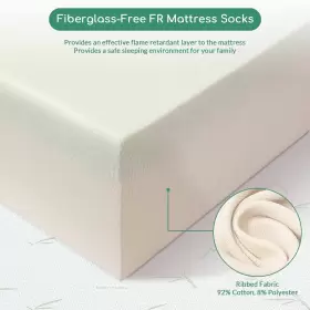 768634909563 AIRDOWN Twin Mattress Memory Foam Box Kids #3