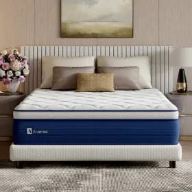 313115517531 AIRSEA Queen Firm Hybrid Mattress Motion Pree