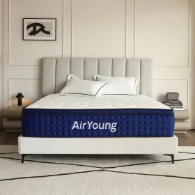 AY02 AIRYOUNG Mattress Gel Memory Foam Pocket Coils Hybrid