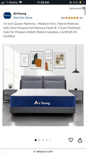 AY02QU14 AIRYOUNG Mattress