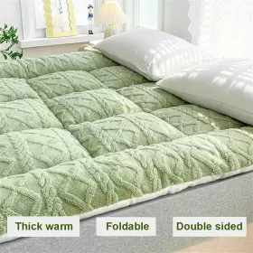 692763539592 ALEPXS Floor Mattress Sleeping Cashmere Fabric #3