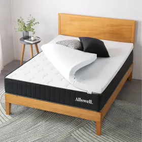 WS-TMTNMGZU-03X ALLSWELL Covered Memory Foam Mattress Topper #2