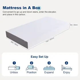 MD-6534-F AMAZONBASICS Basics Memory Foam Mattress Feel Twin #2