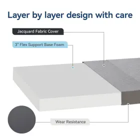 840418631317 AMICLIBER Fold Mattress Single Memory Foam #2