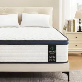 313057641615 AMZTREE Queen Mattress Memory Foam Pocket Coils