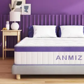 786194266384 ANMIZ Mattress Hybrid Memory Foam Box Double