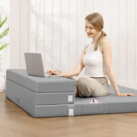 683125196126 APRLEAF Mattress Folding Twin Cover Upgrad