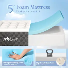 683125196393 APRLEAF Twin Mattress Kids Firm Memory Foam #3