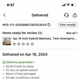 M69611 ASHLEY FURNITURE Ouui Sierra Sleep Chime Hybrid Twin #2