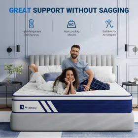 797434979261 AVENCO Mattress Box Hybrid Memory Foam Fo #3