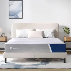 A-M01807-12-Q AVENCO Queen Mattress Gel Memory Foam Firm