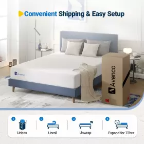 WMA-M01803-12F AVENCO Memory Foam Supportive Firm Mattress