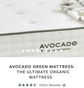 SFMAVA1STTRG-50 AVOCADO MATTRESS Pillow Top Queen Standard