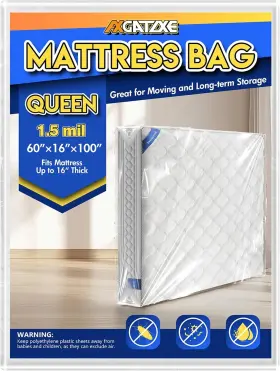 QMC104 AXGATOXE Mattress Bag Moving Storage Waterproof Queen