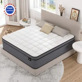 AB-14Q-Y1 AYEAWO Queen Hybrid Mattress Memory Foam Pressure