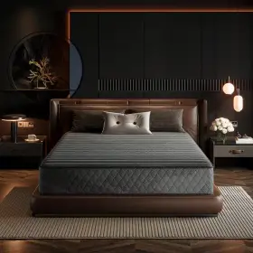 445027714760 BABO CARE Firm Gel Memory Foam Hybrid Mattress