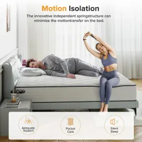 804-12-K BABO CARE Mattress Hybrid Breathable Cooling Memory #3