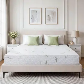 MDRMF-8T BEDDLE Twin Mattress Cooling Tea Gel Memory Foam