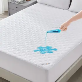 A-EU-UM001-WT BEDLORE Waterproof Mattress Protector Pocket