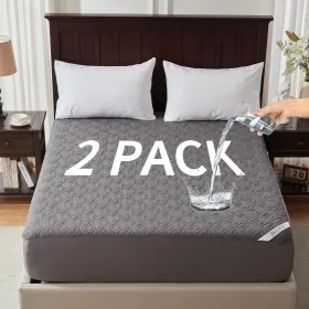 UMM2P BEDLORE Pack Waterproof Mattress Protector Queen