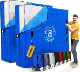 Bl-mb BELADOR Mattress Bags Moving Handles Queen Pack